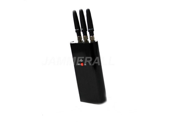 ποιότητας  3 Antennas Portable Cell Phone Jammer , Mini - Pocket Size Mobile Signal Jammer εργοστάσιο
