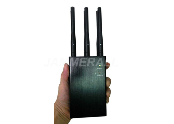 Επιλέξιμο φορητό κινητό τηλεφωνικό Jammer 6 κεραίες δακτυλογραφεί για τα σήματα ΠΣΤ 3G 4G