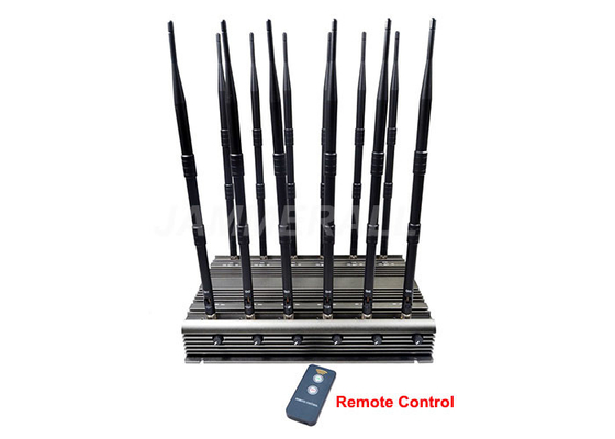 Διευθετήσιμο Jammer σημάτων 3G 4G για WiFi LOJACK UHF VHF με τον τηλεχειρισμό