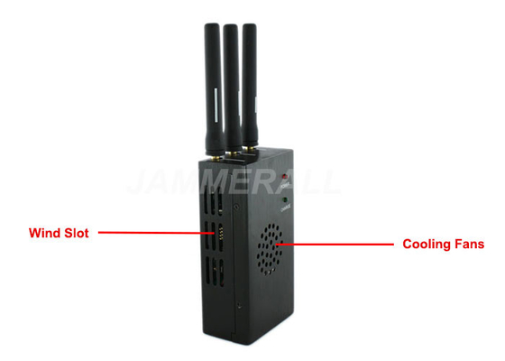 Τηλεφωνικό Jammer κυττάρων υψηλής δύναμης φορητό για το φράξιμο σημάτων GSM 3G CDMA