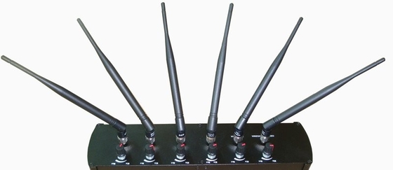 Διευθετήσιμος υπολογιστής γραφείου 6 Blocker ΠΣΤ L1 WiFi 2.4G ανασταλτικών παραγόντων τηλεφωνικών σημάτων κυττάρων κεραιών