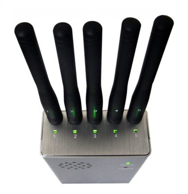 5 Jammer Blutooth WiFi ζωνών ΠΣΤ όλο ασύρματο Blocker 3W 50-60Hz καμερών ζωύφιου